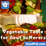 Vegetable Table for Gout Sufferers Photograph